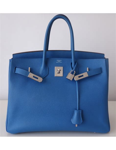 hermes birkin bag sanzibar|Hermès Birkin 35 Epsom Bleu Zanzibar .